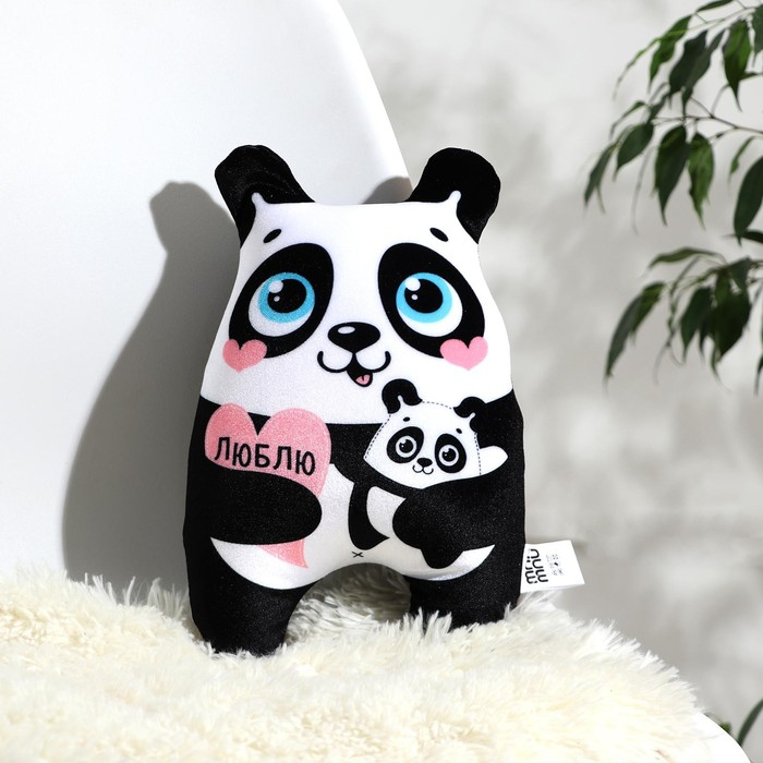 Игрушка-антистресс &laquo;Люблю&raquo;, панда