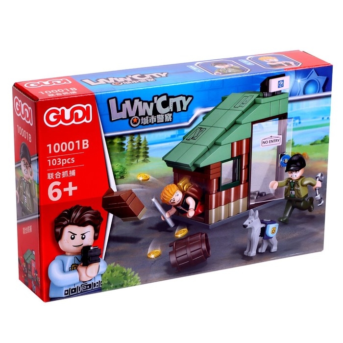 Конструктор «Полиция. Жулики», цвет МИКС Конструктор «Полиция. Жулики», цвет МИКС