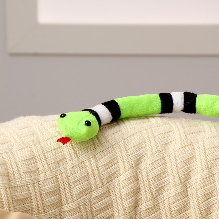 Новый год! Мягкая игрушка «Змея», 70 см, цвет МИКС Новый год! Мягкая игрушка «Змея», 70 см, цвет МИКС