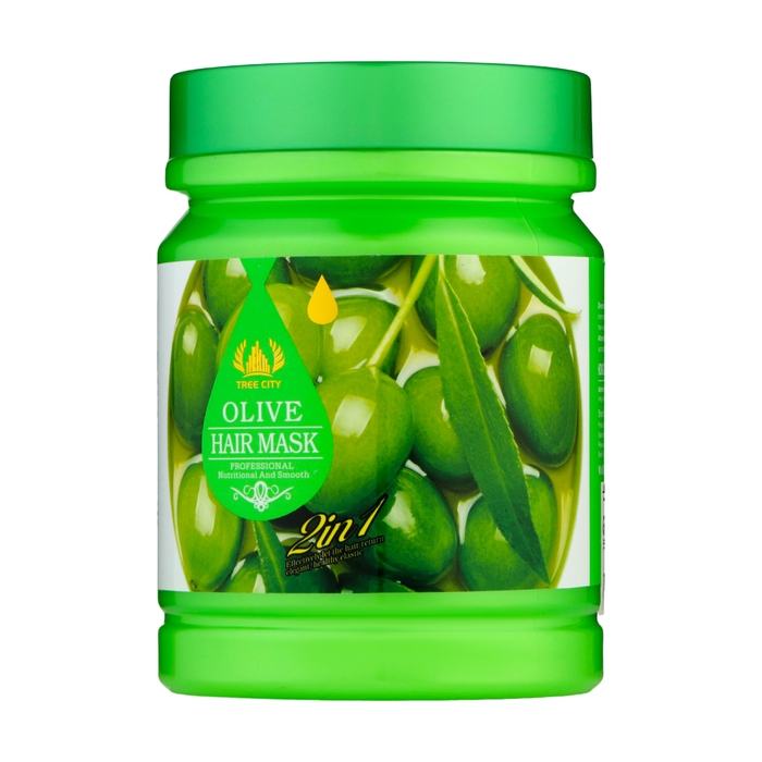 Маска для волос, увлажнение и блеск, с экстрактом оливы, 1000 г Маска для волос, увлажнение и блеск, с экстрактом оливы, 1000 г