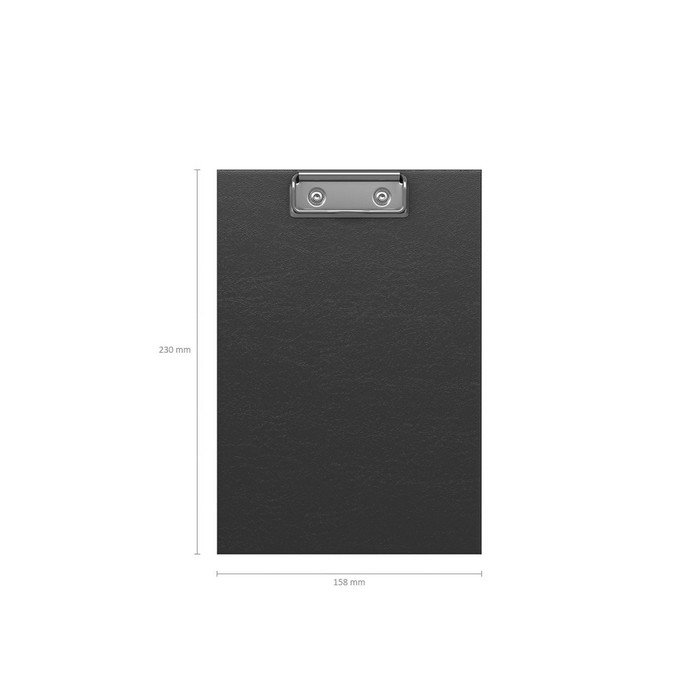 Планшет с зажимом А5, 2 мм, ErichKrause Standard, картон/бумвинил, черный (клипборд) Планшет с зажимом А5, 2 мм, ErichKrause Standard, картон/бумвинил, черный (клипборд)