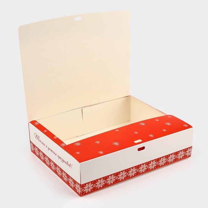 Коробка подарочная новогодняя складная «Дед Мороз », 31 х 24.5 х 8 см, Новый год Коробка подарочная новогодняя складная «Дед Мороз », 31 х 24.5 х 8 см, Новый год