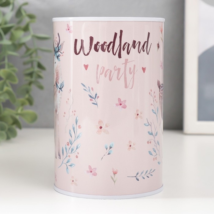 Копилка металл Копилка металл "Слоник/Олень в цветах" МИКС 8х8х12,5 см