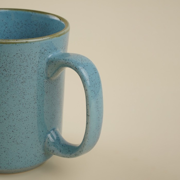 Набор кружек фарфоровых SL Home «Аззура», 400 мл, цвет голубой Набор кружек фарфоровых SL Home «Аззура», 400 мл, цвет голубой
