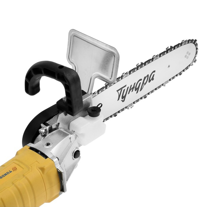 Насадка для УШМ ТУНДРА, цепная пила, 300 мм 12 Насадка для УШМ ТУНДРА, цепная пила, 300 мм 12", 45 звеньев, 1.3 мм, шаг 3/8", M10, М14