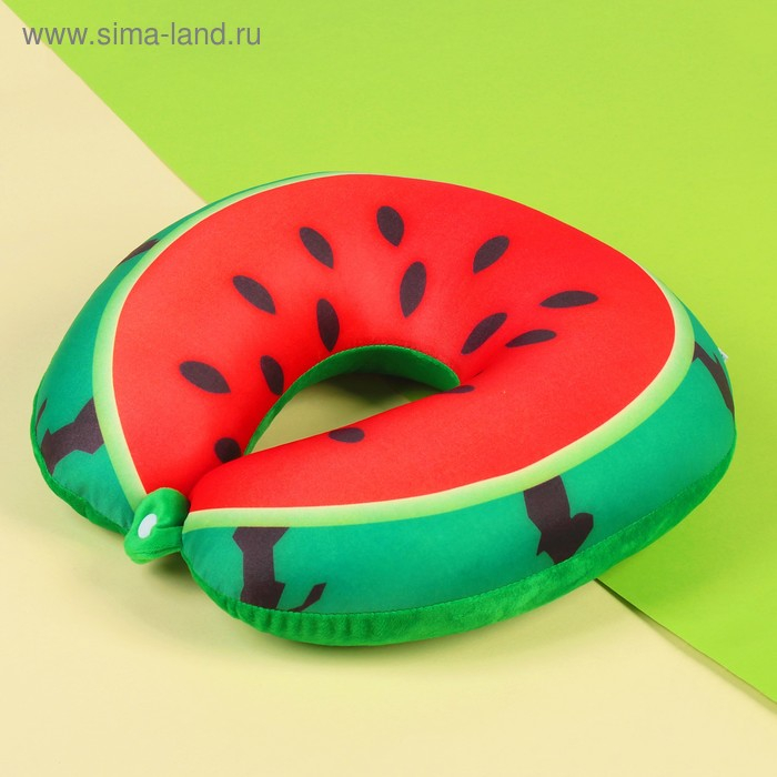 Подголовник-антистресс «Арбузик», на застёжке Подголовник-антистресс «Арбузик», на застёжке