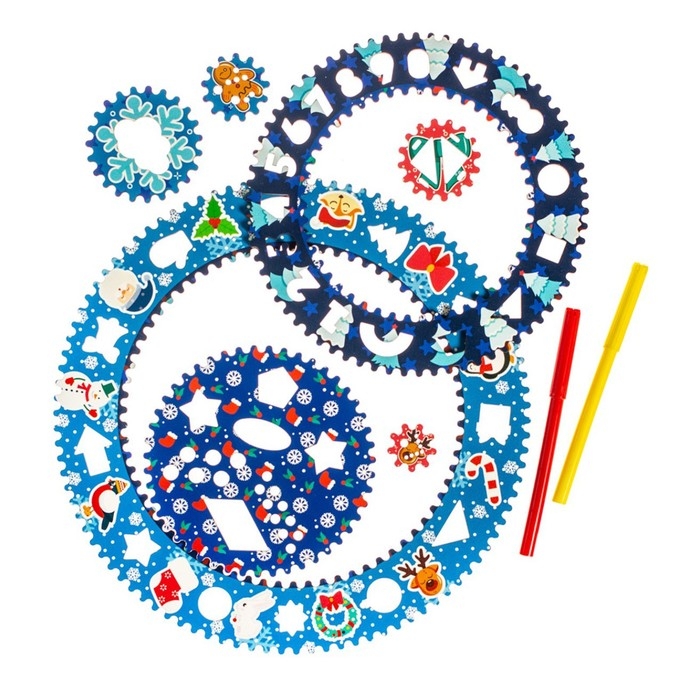 Спирограф «Новогоднее настроение» Спирограф «Новогоднее настроение»