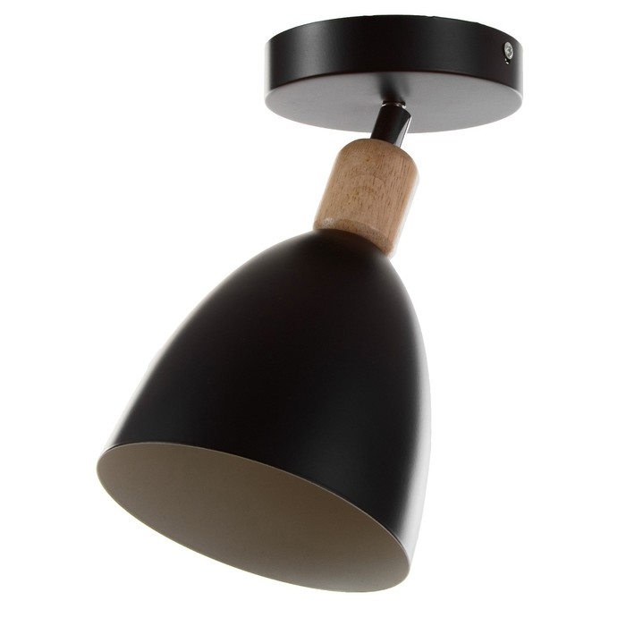 Спот Спот "Дан" Е27 40Вт черный 14х14х24 см