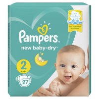 Подгузники Pampers New Baby-Dry, размер 2, 27 шт.