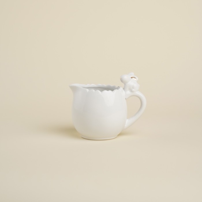 Молочник керамический SL Home «Лесные кролики», 450 мл, 15×10 см, цвет белый Молочник керамический SL Home «Лесные кролики», 450 мл, 15×10 см, цвет белый