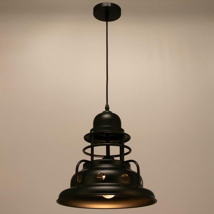 Светильник BayerLux 1249/1BK E27 40Вт черный 29,5х29,5х32-132 см