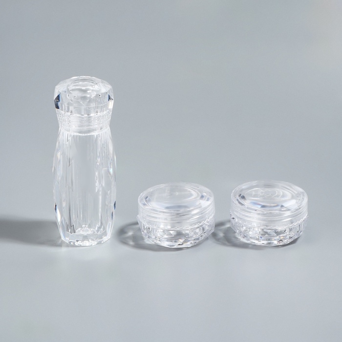 Набор для хранения, 3 предмета, цвет прозрачный Набор для хранения, 3 предмета, цвет прозрачный