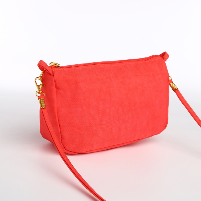 Сумка женская кросс-боди на молнии, цвет розовый Сумка женская кросс-боди на молнии, цвет розовый