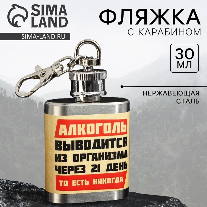 Фляжка «Никогда», 30 мл Фляжка «Никогда», 30 мл