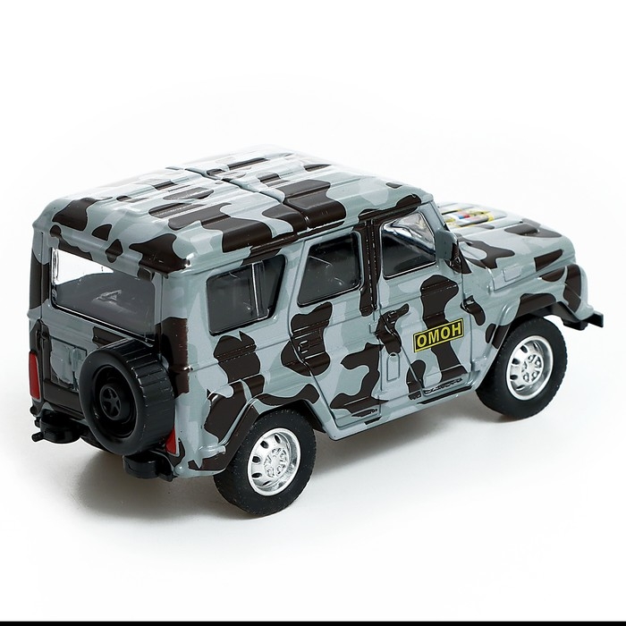 Машина металлическая «УАЗ Hunter. ОМОН», инерция, 1:43 Машина металлическая «УАЗ Hunter. ОМОН», инерция, 1:43