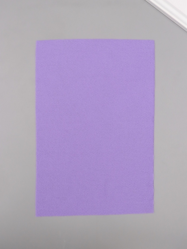Фетр мягкий 1.5 мм Фетр мягкий 1.5 мм "Светло-сиреневый" набор 5 листов 20х30 см