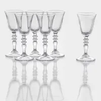 Набор рюмок Paşabah&ccedil;e Vintage, 50 мл, стекло, прозрачные, 6 шт.