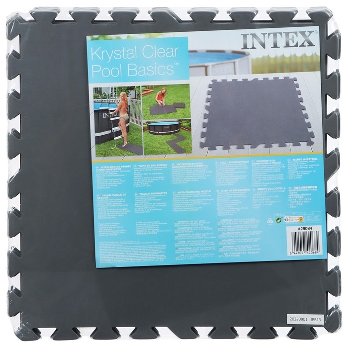 Подстилка-пазл для бассейна 50 х 50 см, 8 шт. 29084 Подстилка-пазл для бассейна 50 х 50 см, 8 шт. 29084
