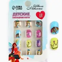 Детские накладные ногти &laquo;Милое приключение&raquo;, 12 шт.