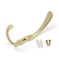 Крючок мебельный CAPPIO PIGTAIL, трехрожковый, цвет золото