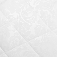 Подушка Luscan 50х70 см стеганная микрофибра/лебяжий пух, с цветным кантом