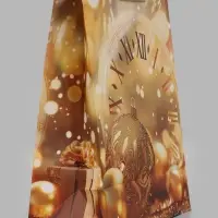 Пакет подарочный &laquo;Золотой праздник&raquo;, 26&times;12&times;32 см