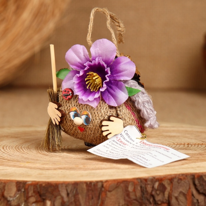 Оберег «Домовушка Тюха», микс Оберег «Домовушка Тюха», микс