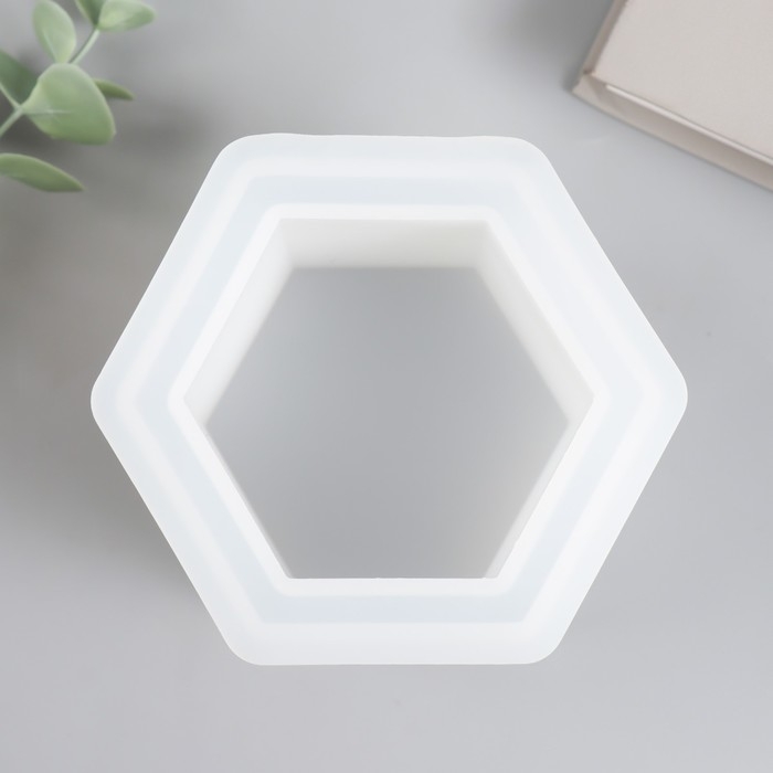 Молд силикон Молд силикон "Подсвечник шестигранник" 10,4х9х8,6 см