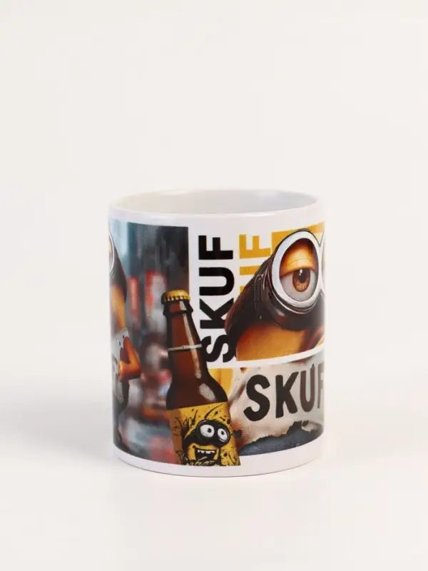 Кружка керамическая в коробке «Миньон скуф 18+», 320 мл Кружка керамическая в коробке «Миньон скуф 18+», 320 мл