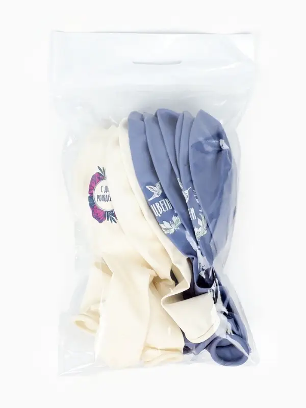 Воздушный шар латексный 12" &laquo;Цвети. Птица&raquo;, набор 12 шт.