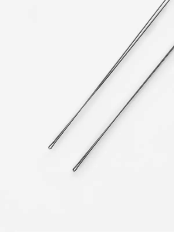 Игла для вышивания TEIRA, для ковровой техники, d=1.3/1.6/2.2 мм, с нитевдевателями, голубая, синяя