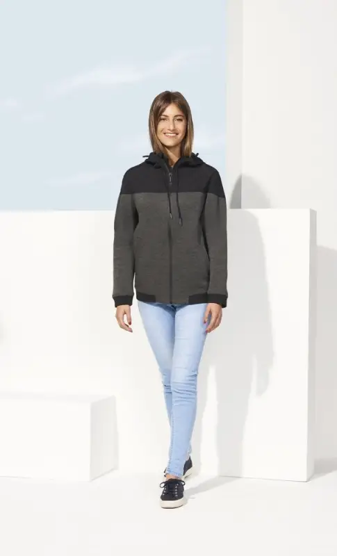 Куртка унисекс Voltage меланж/темно-синий, размер S Куртка унисекс Voltage меланж/темно-синий, размер S