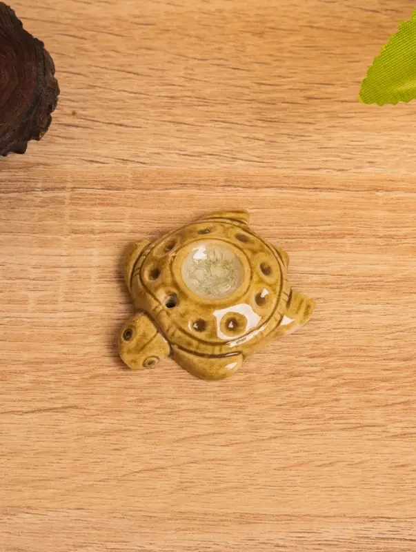 Подставка под благовония  Подставка под благовония "Морская черепашка" керамика, цв. коричневый, 5,5х4,5х1 см