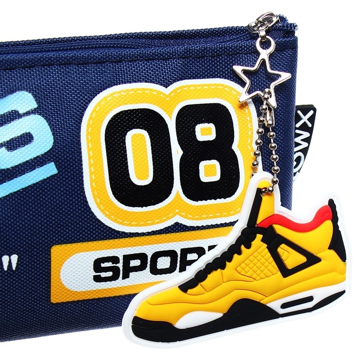 Пенал школьный на молнии Пенал школьный на молнии "Спорт", микс