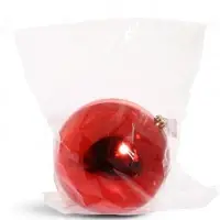 Ёлочный шар, d=20 см, красный
