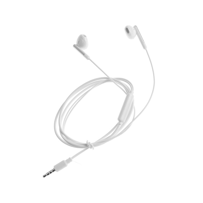 Наушники R-8, проводные, вкладыши, микрофон, 1 м, Jack 3.5 мм, белые Наушники R-8, проводные, вкладыши, микрофон, 1 м, Jack 3.5 мм, белые