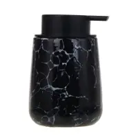 VETTA Дозатор для жидкого мыла, 320 мл, 13x9x9 см, керамика, "Космос", мрамор черный