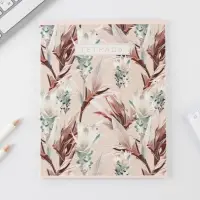 Тетрадь в клетку, 48 л., А5, на скрепке, блок №1 «Нежная ботаника» МИКС Тетрадь в клетку, 48 л., А5, на скрепке, блок №1 «Нежная ботаника» МИКС