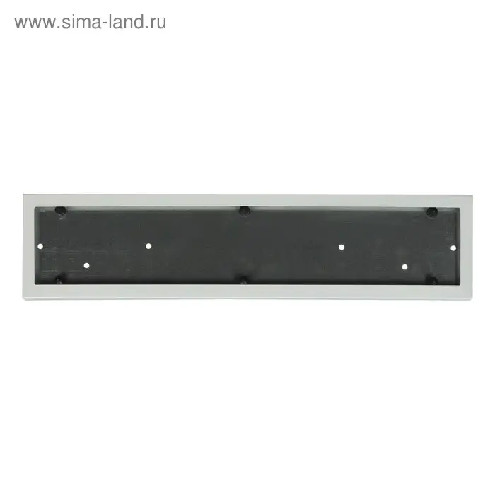 Держатель номера TORSO, металлический, белый