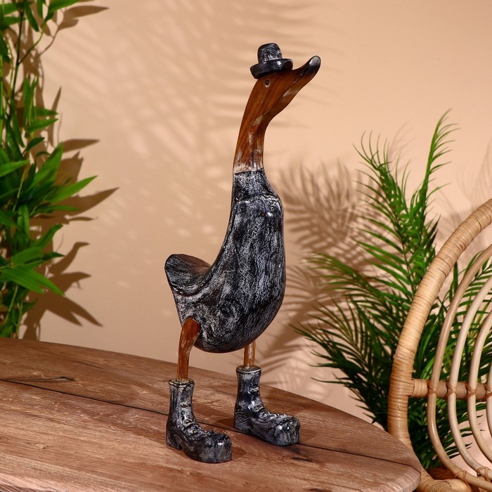 Сувенир "Утка в тёмном" дерево 45 см