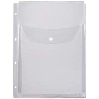 Папка-конверт на кнопке Attache А4, 180мкм, 200л, 1/5шт., 2308