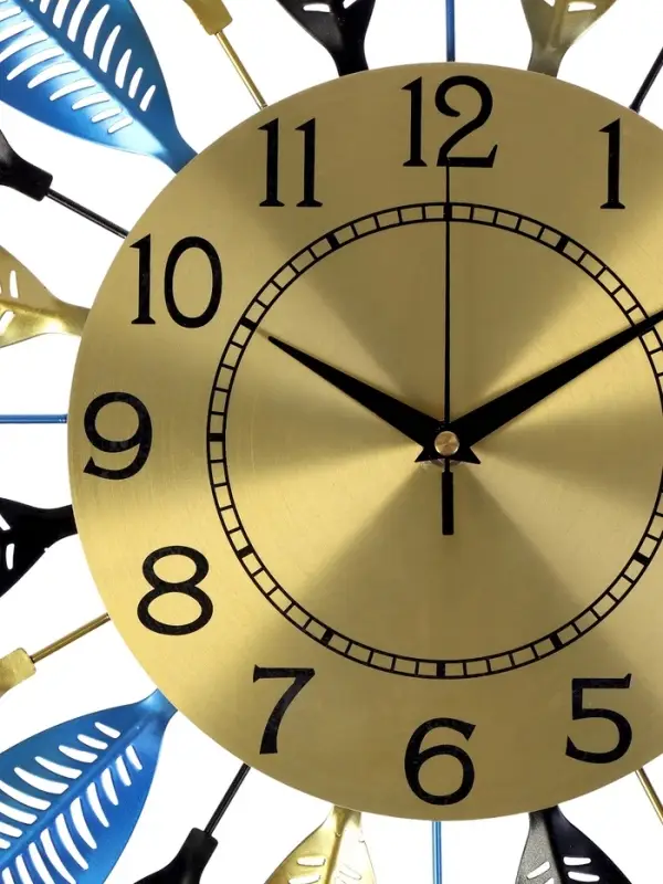 Часы настенные интерьерные &laquo;Вемен&raquo;, серия: Ажур, дискретный ход, d=60 см, циферблат d=22 см, от батарейки 1&times;АА