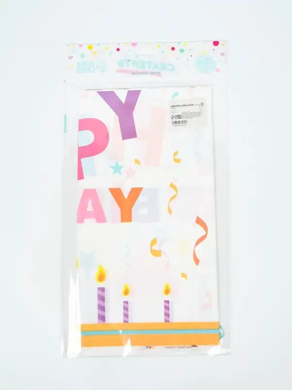 Скатерть "Happy birthday" 137х183 см