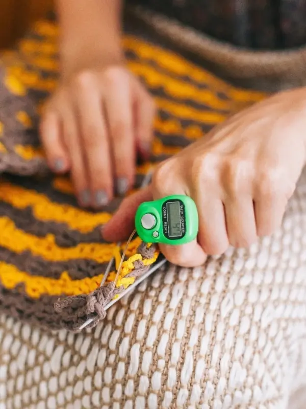 Счётчик рядов электронный, на ремне, 10&times;3 см, МИКС