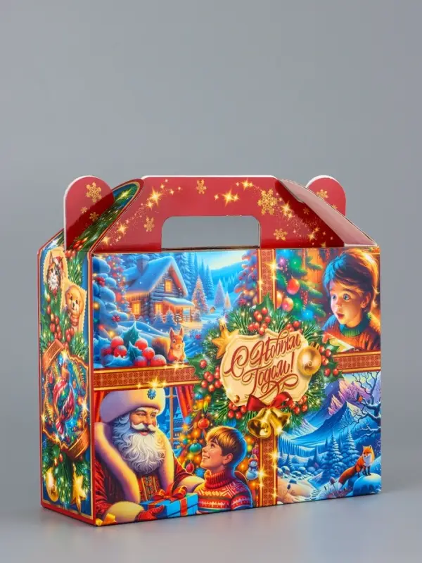 Коробка подарочная складная Коробка подарочная складная "Зимняя сказка" 23 х 8,5 х 23 см