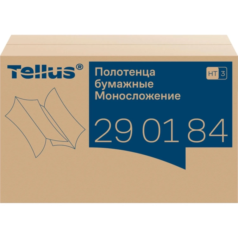 Полотенца бумажные д/дисп Торк/Tellus Н3 Комфорт ZZ 2сл 200л 20шт/уп_290184