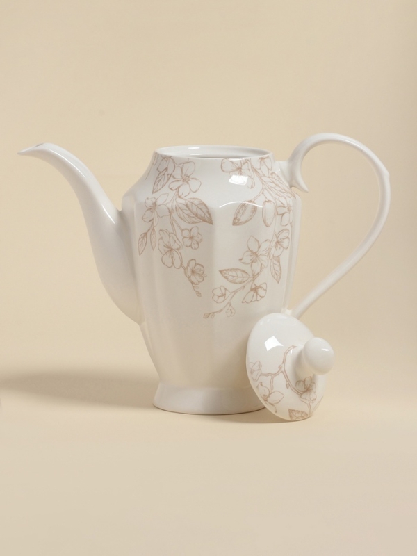 Заварочный чайник SL Home «Аманде», 27,5×14×24 см, фарфор, белый Заварочный чайник SL Home «Аманде», 27,5×14×24 см, фарфор, белый