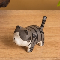 Сувенир «Котик Неко полосатый», 7×3×5 см, дерево, МИКС
