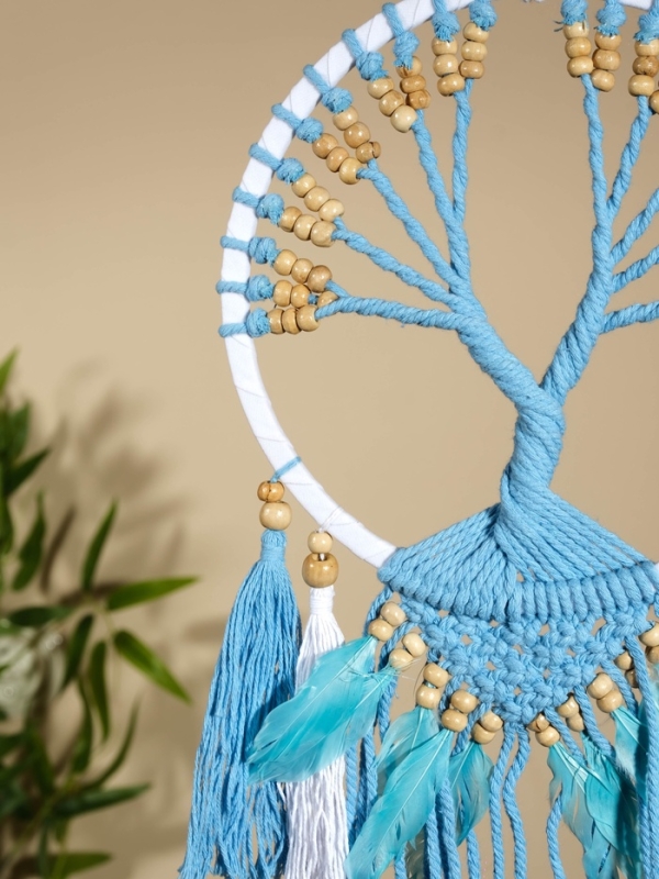 Ловец снов Ловец снов "Голубое дерево" 22х60 см.