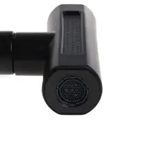 Аэратор ZEIN, 4 режима, поворотный, универсальный переходник, черный